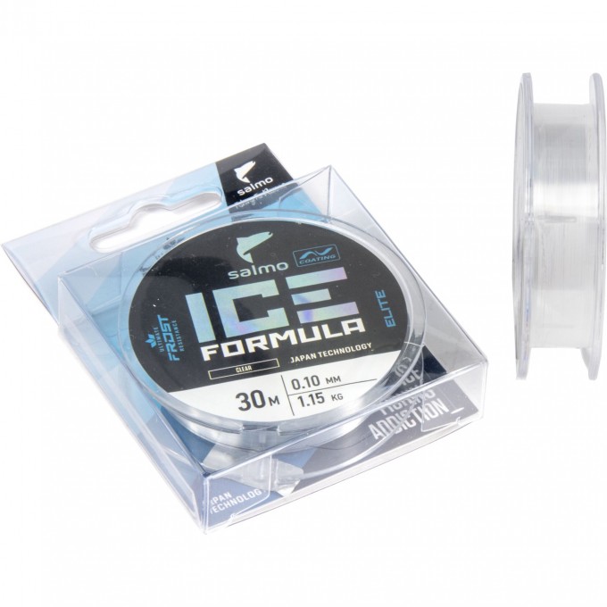 Леска монофильная зимняя SALMO ELITE ICE FORMULA WINE RED 030/018 4518-018