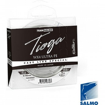 Леска плетёная Team SALMO Tioga Silver Grey 150/024 Леска плетёная Team SALMO Tioga Silver Grey 150/024